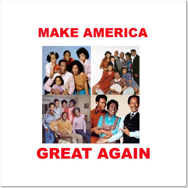 Make America Great Again, MAGA Hoodie Wall Art by Diaspora Wear